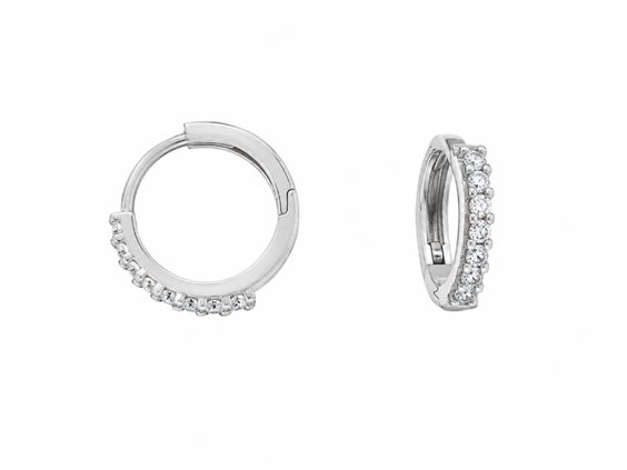 Pendientes Lo Scrigno Gioielli Mujer in Oro Zircone OR CERCHIETTI ZIRC - OR CERCHIETTI ZIRC